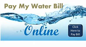 Pay Water Bill Online Image
